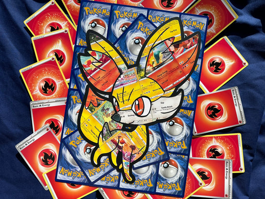 #653 FENNEKIN Pokémon Card Cut Art