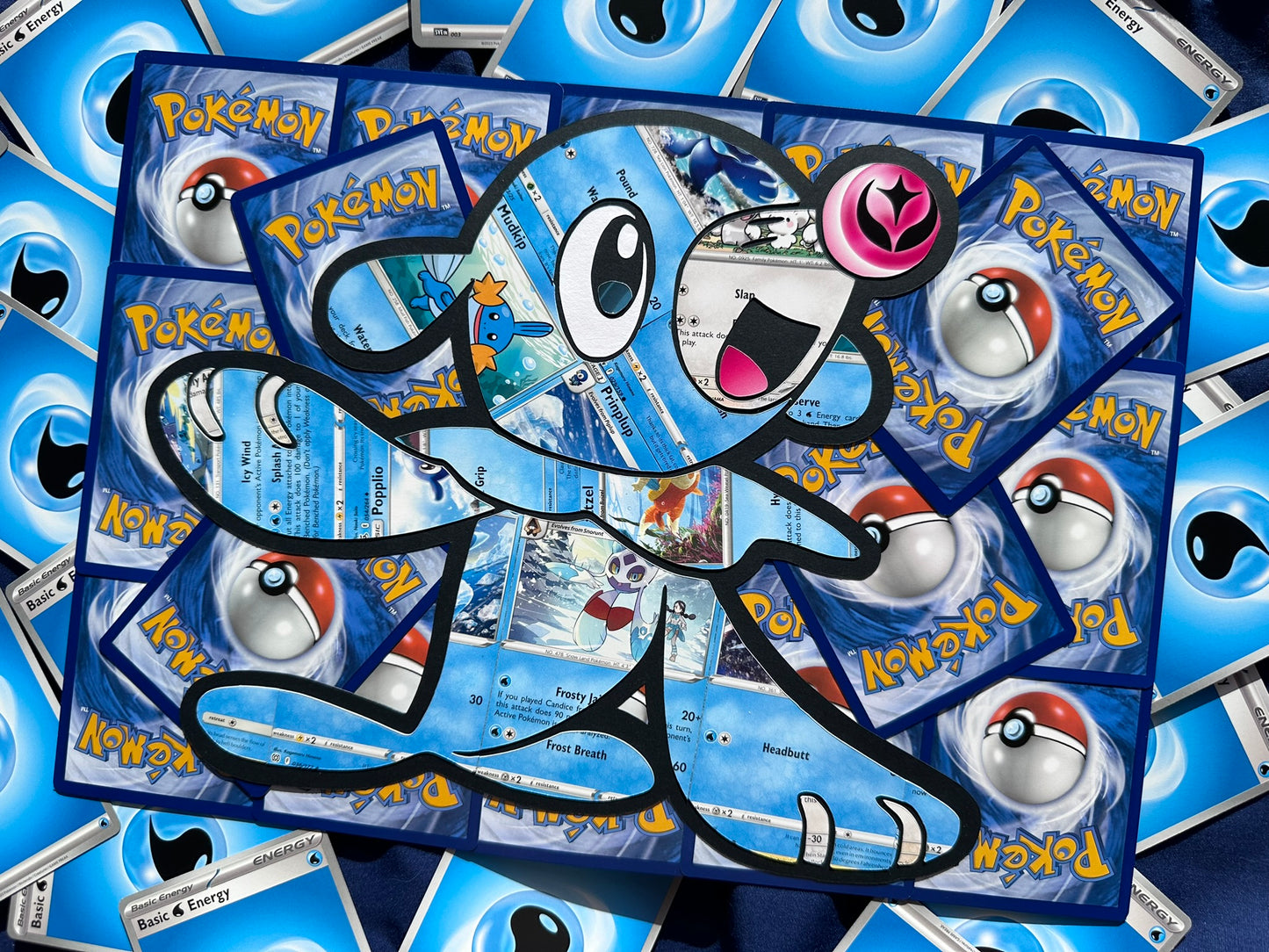 #728 POPPLIO Pokémon Card Cut Art