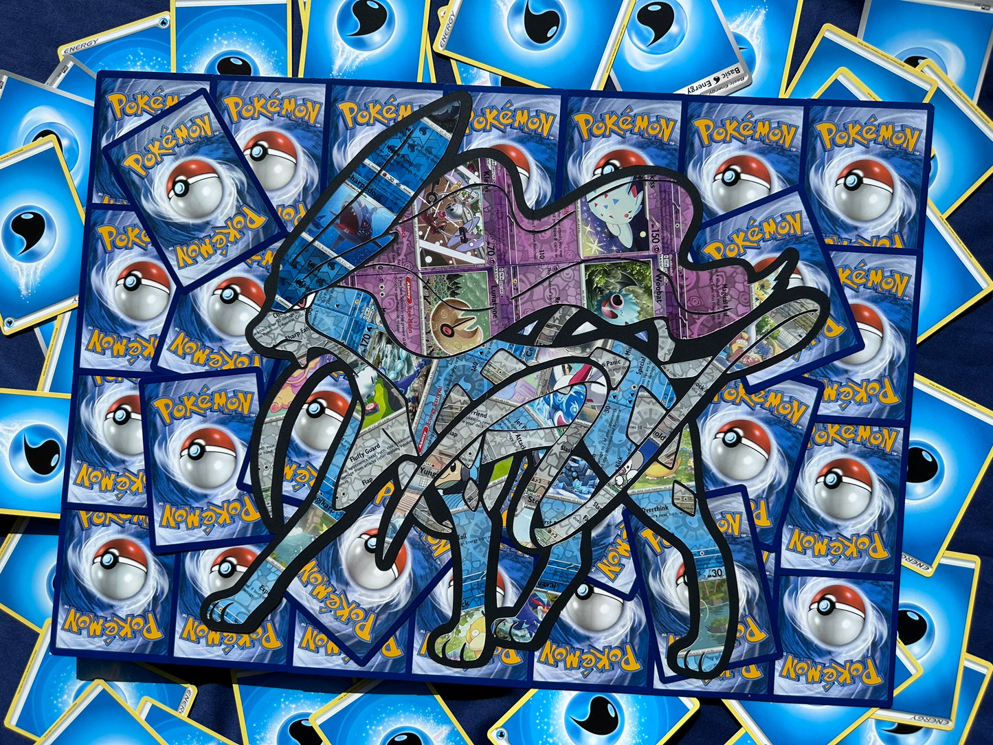 #245 SUICUNE Pokémon Holographic Card Cut Art