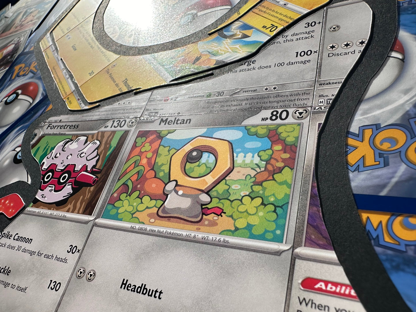 #808 MELTAN Pokémon Card Cut Art