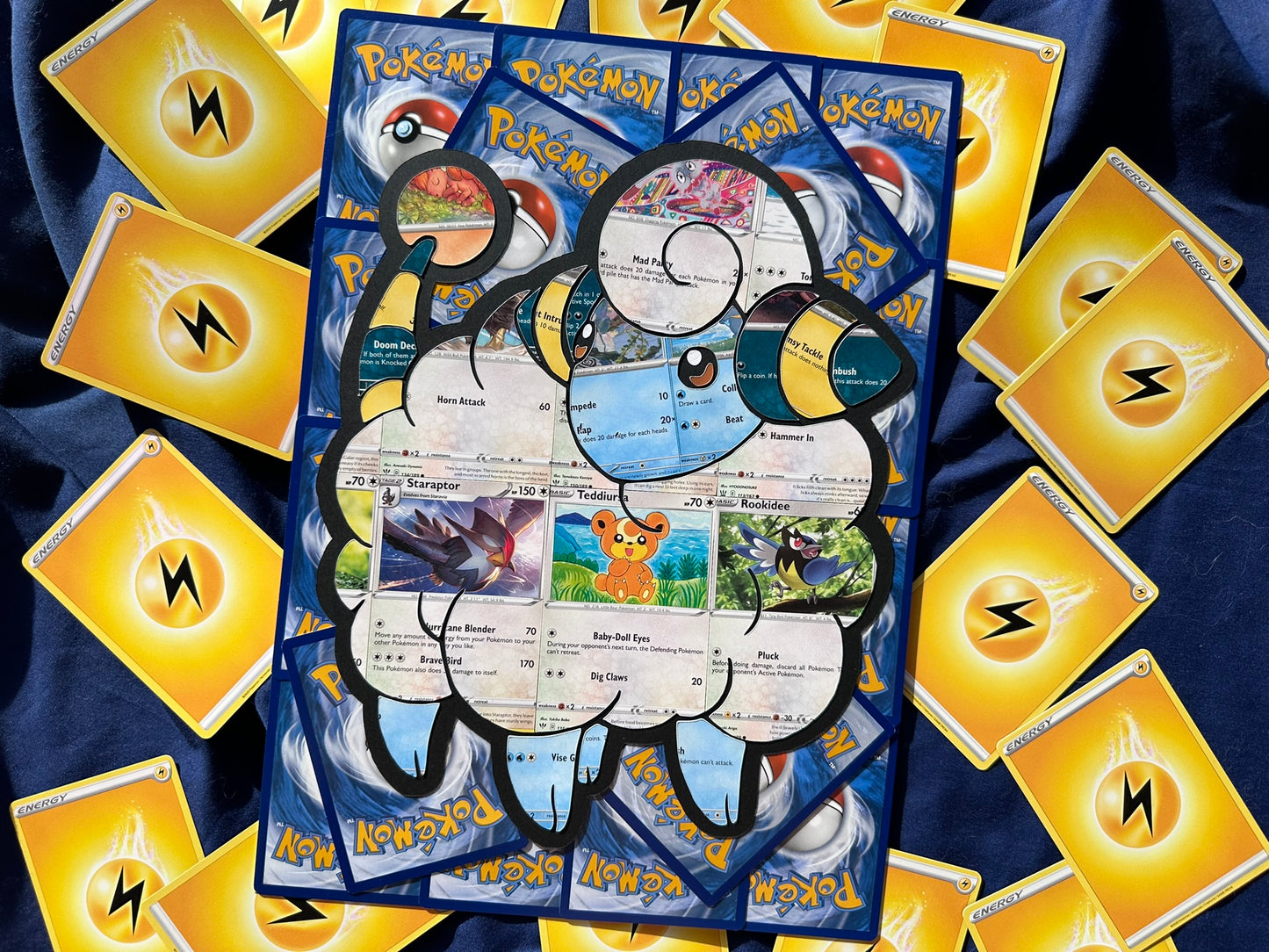 #179 MAREEP Pokémon Card Cut Art