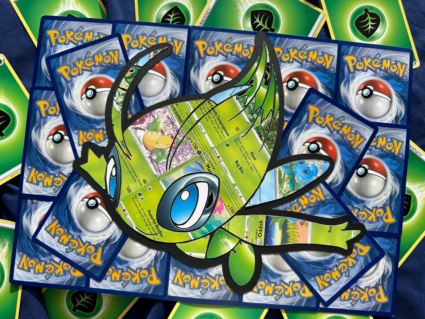 #251 CELEBI Pokémon Card Cut Art