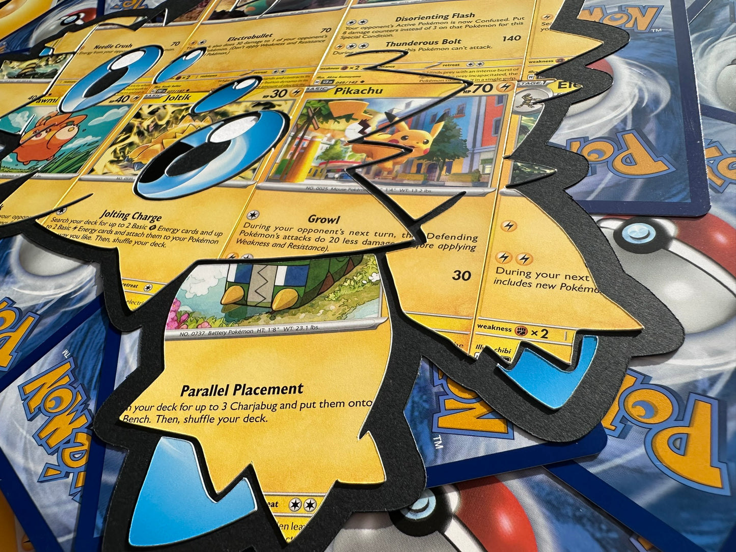 #595 JOLTIK Pokémon Card Cut Art