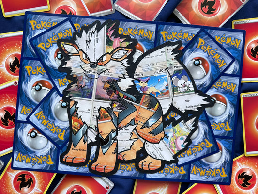 #059 ARCANINE Pokémon Card Cut Art