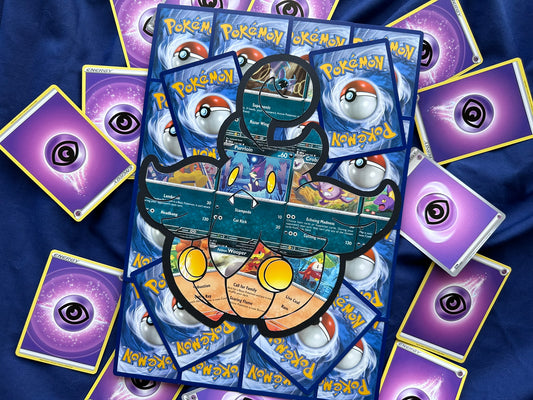 #710 PUMPKABOO Pokémon Card Cut Art