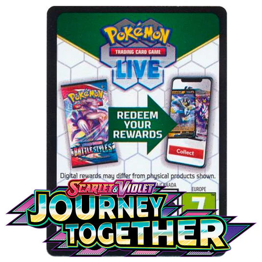 Pokemon TCG Live Codes x 10: Scarlet & Violet - Journey Together