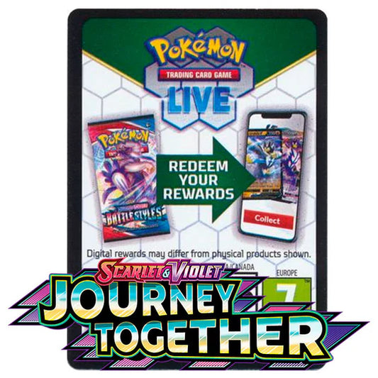 Pokemon TCG Live Codes x 10: Scarlet & Violet - Journey Together