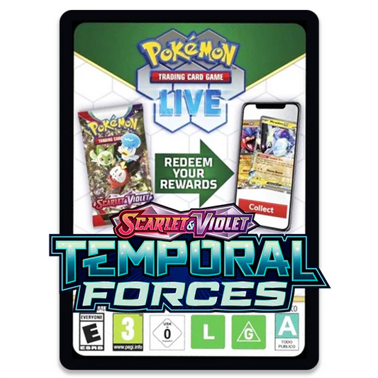 Pokemon TCG Live Codes x 10: Scarlet & Violet - Temporal Forces