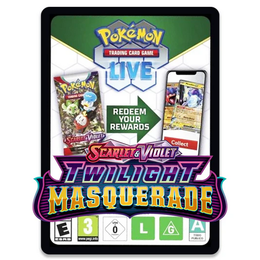 Pokemon TCG Live Codes x 10: Scarlet & Violet - Twilight Masquerade