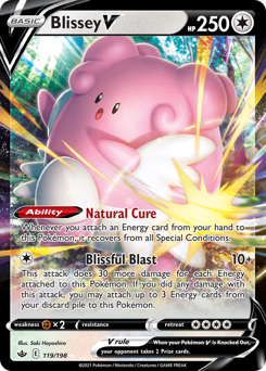 Blissey V (119/198) Sword & Shield: Chilling Reign