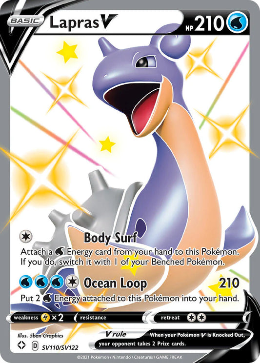 Lapras V (SV110/SV122) Sword & Shield: Shining Fates