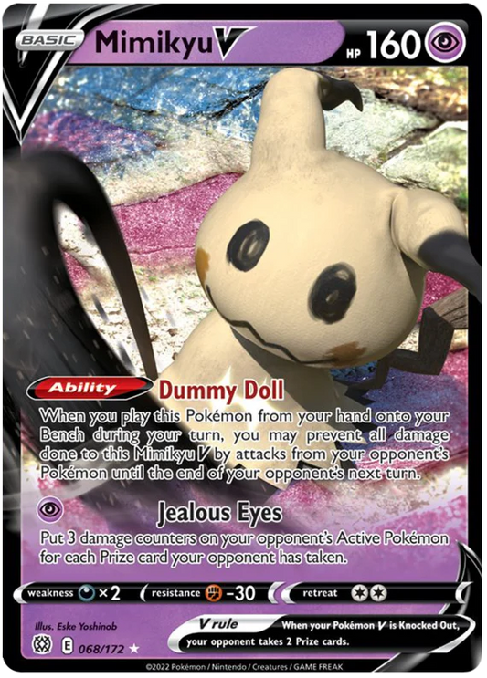 Mimikyu V (068/172) Sword & Shield: Brilliant Stars