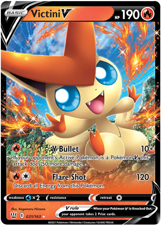 Victini V (021/163) Sword & Shield: Battle Styles