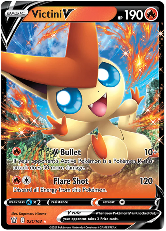 Victini V (021/163) Sword & Shield: Battle Styles