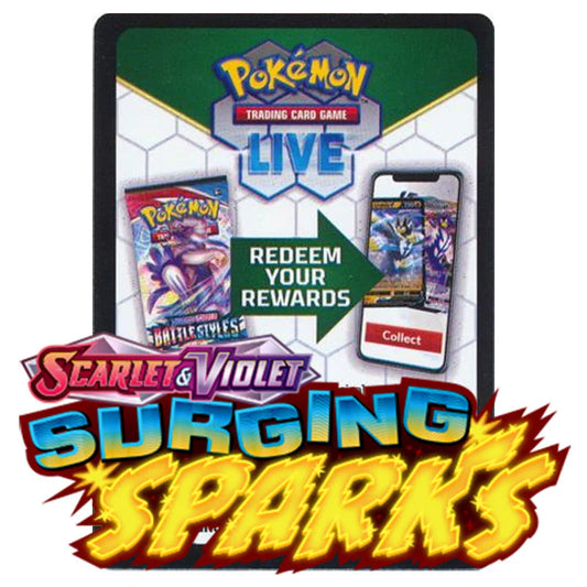 Pokemon TCG Live Codes x 10: Scarlet & Violet - Surging Sparks